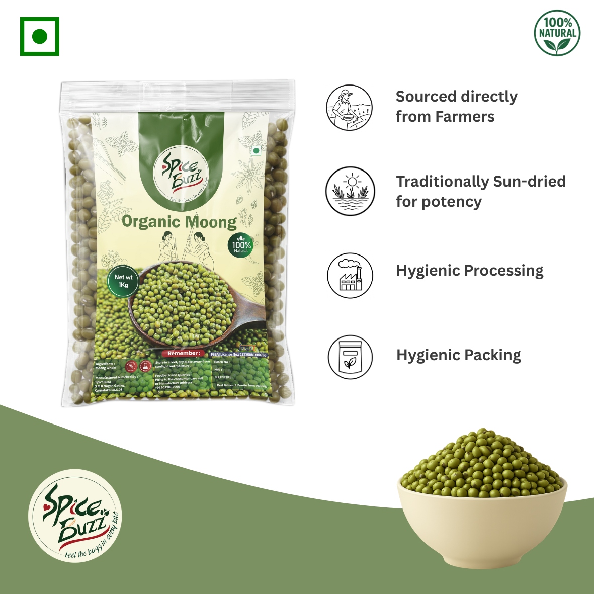 Organic Moong